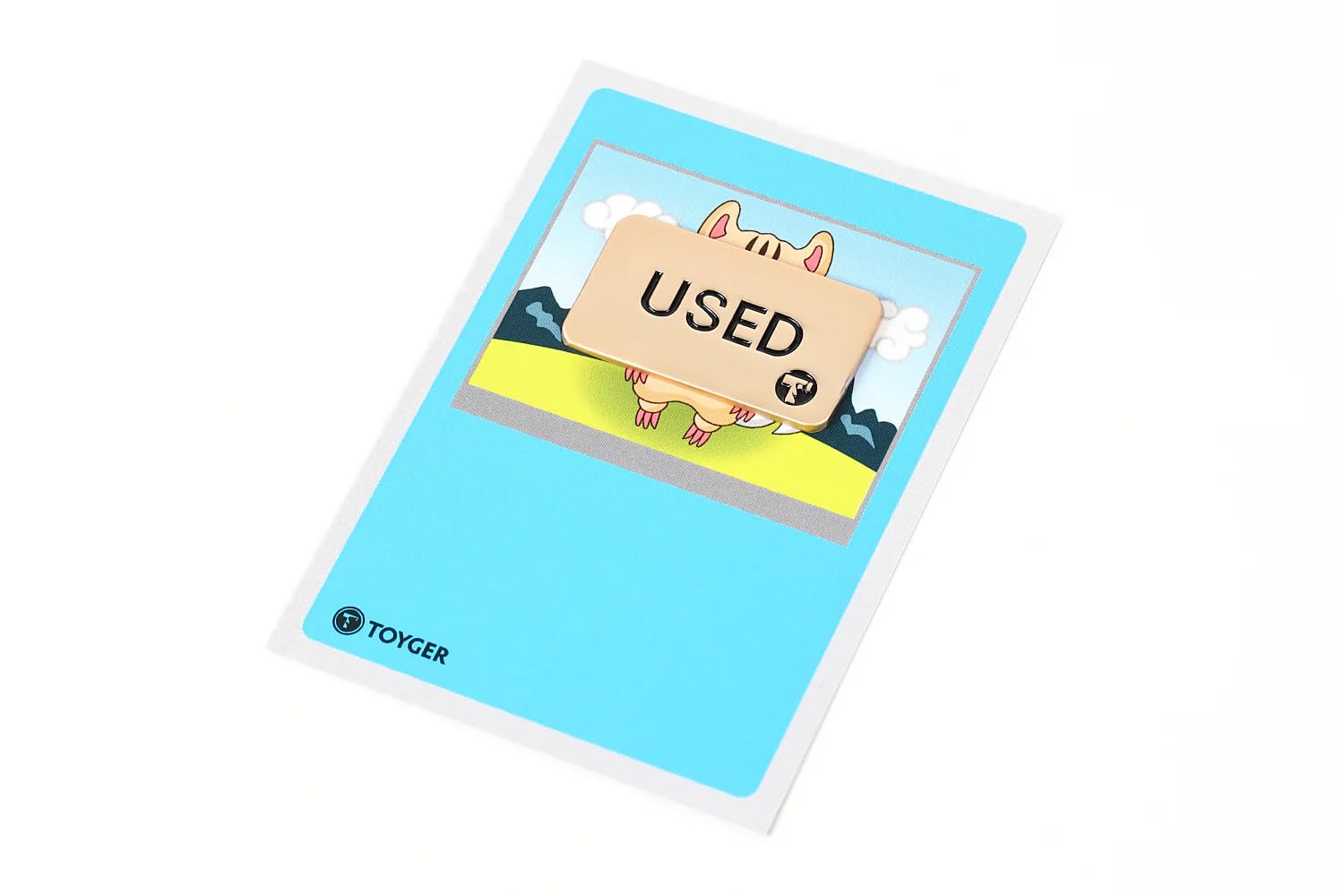 Amazon | TOYGER USEDマーカー プレミアム 4枚入り（金属製）ゴールド